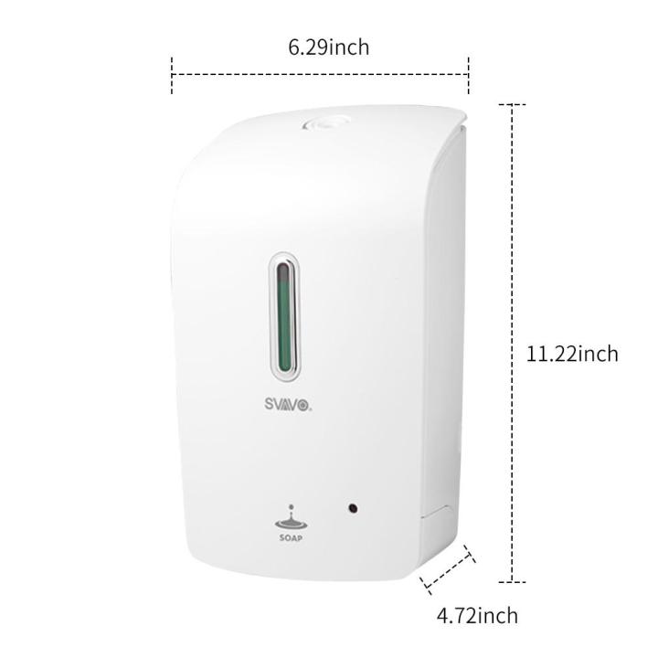SVAVO%201000mL%20Automatic%20Soap%20Dispenser%20Infrared%20Motion%20Sensor%20Wall%20Mounted%20Touchless%20Soap%20Dispenser%20Dish%20Liquid%20Lotion%20Gel%20Shampoo%20Chamber%20Auto%20Hand%20Soap%20Dispenser%20-%20Image%209