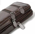 Fashion Men Crossbody Bags Waist Bags, Waist Pouch Men Chest Bag PU Leather Wallet Sling Bag Adjustable Belt Cross Body Bags for Outdoor Sports.