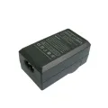 Digital Camera Battery Charger for OLYMPUS Li-10B/ Li-12B/ DBL10(Black). 