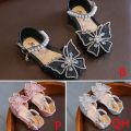 【Clearance sale】 Baby Girl Girls Shoes Flat Baby Princess Shoes Children's Sandals Fashion Sequins Summer Kids Girls Rhinestone Heel Sandals.