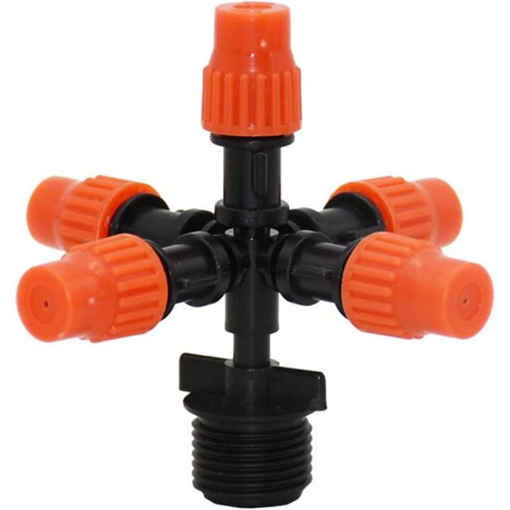 Five%20Way%20Misting%20Atomization%20Fogger%20Nozzle%20(1-Pc)%20with%20Half%20(1/2)%20inch%20to%206mm%20size%20Adapter%20Connector%20(1-Pc)%20for%20Easy%20Installation%20on%20Crop%20Field,%20Nursery%20and%20Vegetable%20Gardens.%20-%20Image%202