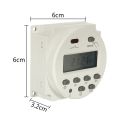 （NEW）Timer switch 1.6 Inch digital switch timer 220V 110V 24V AC Daily Weekly electric Program timer Relay module digital. 