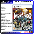 Playstatio5 PS5 Genuine New Game CD METAPHOR Re Fantazio Playstation5 Game Card Ps5 Games METAPHOR Re Fantazio. 