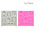 3D Fondant Cake Mold Vintage Mirror Frame Silicone Molds Cooking Tools Mould Dounp. 