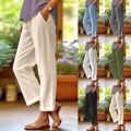 Women’s Pants Casual Loose Elastic Waist Trousers.