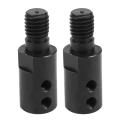 2Pcs M10 8 mm Dc Motor Shaft Drill Adapter for Saw Blade Connection Coupling Joint Connector Coupler Sleeve Tools. 