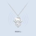 Hellokitty necklace women's light luxury niche cute clavicle chain women's girlfriends 520 gifts for girls. 