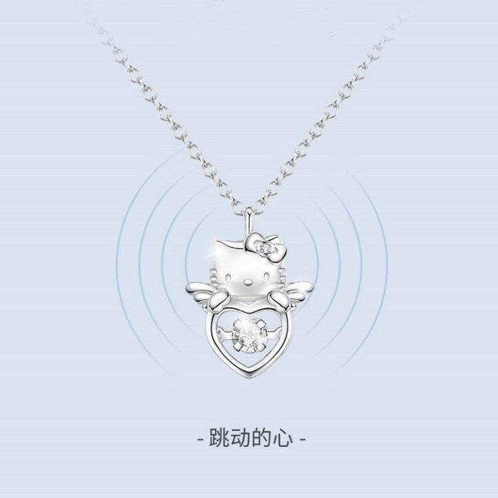 Hellokitty necklace women's light luxury niche cute clavicle chain women's girlfriends 520 gifts for girls