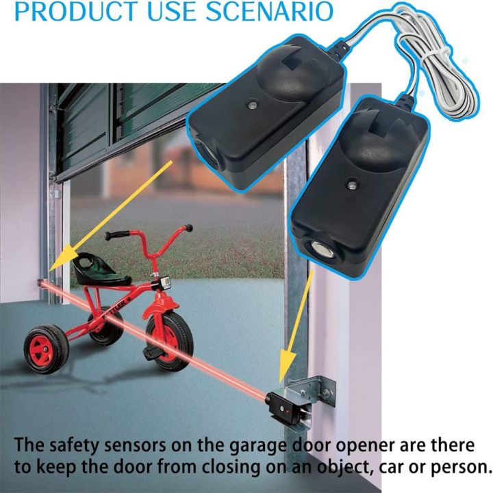 Garage%20Door%20Sensor%20Replacement%20Safety%20Sensor%20Beam%20Eyes%20for%2041A5034%20Liftmaster%20Sears%20Craftsman%20Opener%20Parts%20Accessories%20-%20Image%202