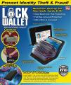 Universal Lock Wallet Secure RFID Blocking Credit Card Purse / Dompet Kartu Kredit Anti RFID - Black.