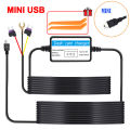 24h Parking Monitoring Car Dvr Dashcam Camera Hardwire Kit For Low Vol Protection Mini Usb Port 12-30v In 5v2.5a Car Assecories. 