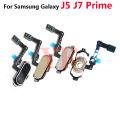 Original For Samsung Galaxy J5 J7 Prime 0ne5 one7 2016 G570 G610 G530 G730 Home Button Touch ID Fingerprint Sensor Flex Cable.