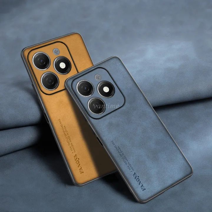 Vantime%20for%20Tecno%20Spark%20Go%202024%20/%20Spark%2020C%20/%20Spark%2020%20Case%20Soft%20Pure%20Leather%20Slim%20Matte%20Back%20Cover%20-%20Image%204