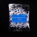 500pcs Tile Spacer Cross Plastic 2mm Tiling Ceramic Tilers Plumbers White Cross Clips Tile Leveling System Tile Locator Gap Tool. 