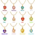 【Happy childhood memories】(NEW)2024 Delicate Barbie Crystal Love Pendant Necklace Ins Fashion Sweet Heart Clavicle Chain Couple Girlfriends Princess Accessories. 