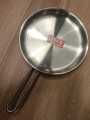 SKB SuS304 food grade Stainless Steel "Frying pan with ss handle". 