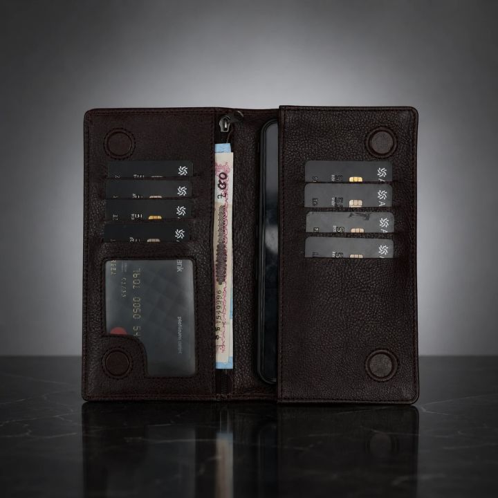 Zays%20Handcrafted%20Premium%20Eco-Friendly%20Leather%20Long%20Wallet,%20Top-Grain%20Vegetable-Tanned%20Slim%20Wallet%207.4%20x%203.8%20x%201%20Inch,%207%20Card%20Slots,%20ID%20Slot,%20Cash%20Compartment,%20Zipper%20Chamber,%202%20Mobile%20Compartments%20-%20Image%208