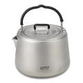 1.4L Titanium Tea Pot Ultralight Outdoor Camping Hiking Water Kettle Coffee Pot Teapot.
