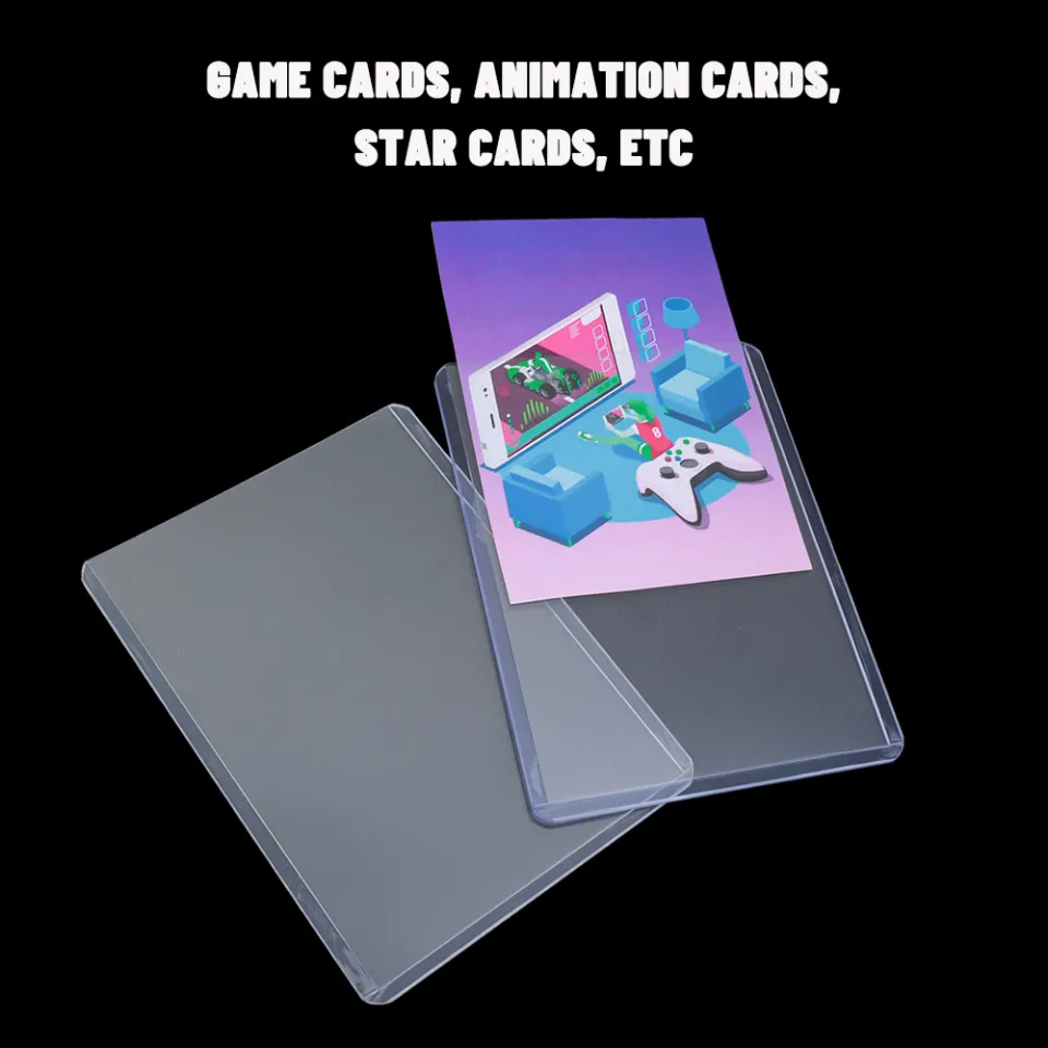 1-25pcs 3x4 Hard Plastic Card Sleeves Waterproof Collector Card Holder  Protectors cover for Trading Cards Sports Baseball Card | Daraz.com.bd
