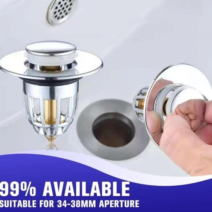 New And Good Quality Basin waste pop up waste push system basin waste