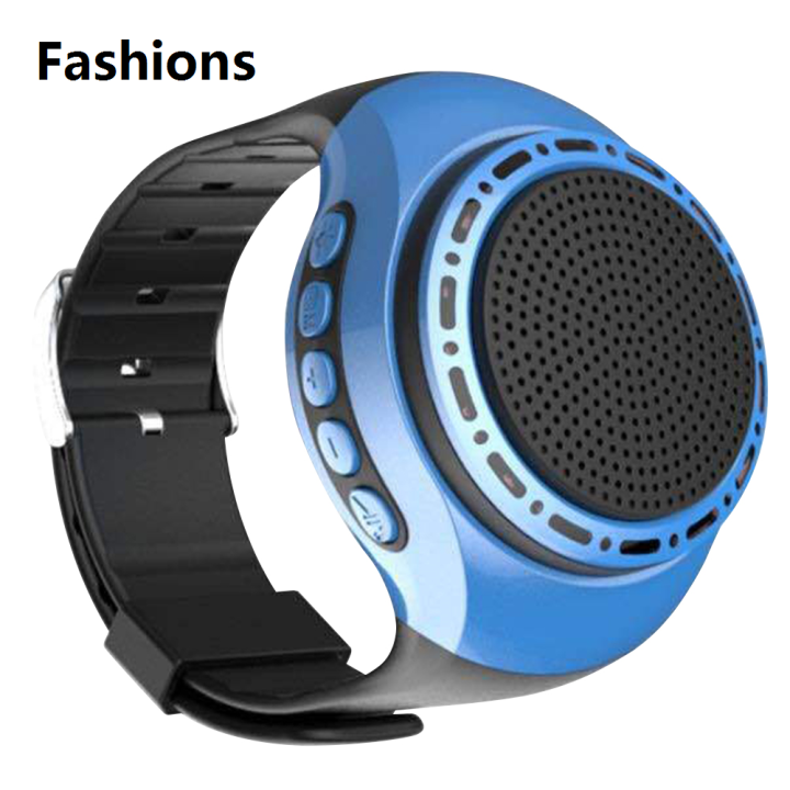 Fashions 2025 Wrist Watch Speaker Cool Lighting Bluetooth-compatible Sports Music FM Radio USB Rechargeable Music FM Radio Box