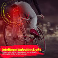 Wsdcam Bicycle Alarm Taillight Anti Theft USB Rechargeable Bicycle Rear Tail Light Turn Signal Warning Cycling Light Bike Accessories.