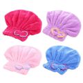 Quick-drying Hair Drying Hat Head Wrap Cap Bathing Super Absorbent Shower Cap.