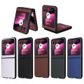 Applicable MOTO Razr 40ultra Carbon Fiber Pattern Leather Phone Case All-Inclusive Drop-Resistant Shell Razr40ultra. 