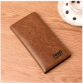 Jeep Chocolate High Quality Artificial Leather Long Wallet For Men.
