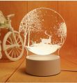 New Cute Snow Deer 3D LED Night Lights Neon Sign Lamp LED Desk Lamp Night Light Table Lamp. 