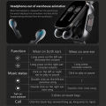 Smartwatch Earbuds 2 in 1 Wireless Bluetooth TWS Earphones Headset Call Waterproof Blood Pressure Sports Men Women Gift 2024 New. 