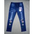 Girls Denim Jeans Long Pant (2-12Y) Years Blue colour.
