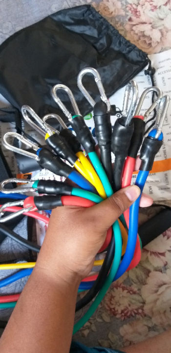 11%20Pcs/Set%20Fitness%20Puller%20Multi-functional%20Muscle%20Strength%20Yoga%20Training%20Rope%20Resistance%20Belt%20-%20Image%204