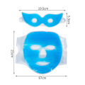 1PC Cold Hot Compress Gel Ice Facial Mask Reduce Face Eye Puffiness Fatigue Relief Relaxation Mask Sleeping Travel Therapeutic. 
