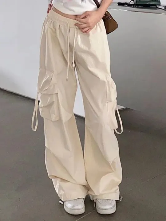 Women%20Y2K%20Korean%20Cargo%20Pants%20Hip%20Hop%20Loose%20Causal%20Wide%20Leg%20Pants%20Fashion%20High%20Waist%20Baggy%20Streetwear%20Multi%20Pockets%20Sweatpants%20-%20Image%202