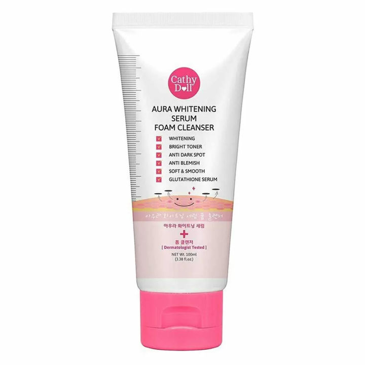 Cathy Doll Aura Serum Foam Cleanser 100ml - Face Wash