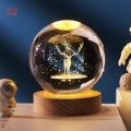 Solar System Globe Galaxy Crystal Ball 3D Laser Engraved Astronomy Planet Ball Fantasy Style Home Decor Universe Model Gift. 