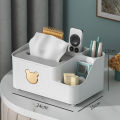 Desktop Tissue Box Light Luxury Plated Bear Luxury Tissue Box Living Room Spring Storage Roll Holder Storage Box.