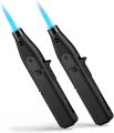 Honest Metal Torch Gas Lighters Windproof Lighter Cigar Butane Jet Portable Lighter Outdoor Kitchen Blue Flame. 