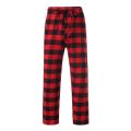 Merry Christmas Red Plaid Casual Pants Fashion Home Daily Pajama Trousers Elastic Drawstring Mid Waist Wide Led Pant штаны.