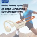 POLVCDG Bone conduction earphones Bluetooth earphones 32GB memory IPX8 waterproof swimming running and cycling.