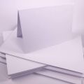 Premify 50Pcs Blank White Cards, 300GSM 50 Sheets A4 Size Cardstock Premium Thick Paper Printer Arts Craft Card. 