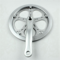 2X Folding Bike Crankset 52T Square Hole 170mm CNC Crankset Bicycle Crank Set Sprocket. 
