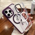 【Youyi】luxury magnetic phone cases for iPhone 15 14 13 12 11 pro Max 14 15 plus MagSafe bumper clear hard back cover. 