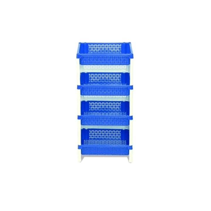 RFL Moushumi Rack 4 Step SM Blue & White 891097