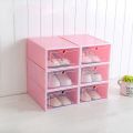 shoe boxes stackable-6 * shoe box-Pink. 