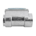 25 Digital Turbine Flow Meter For Measuring Gasoline Water Sea Liquid Flowmeter Blue Easy To Use Silver & Blue.
