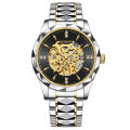 Binbang automatic mechanical watch men's business hollow tourbillon waterproof luminous function watch cross-border foreign trade. 