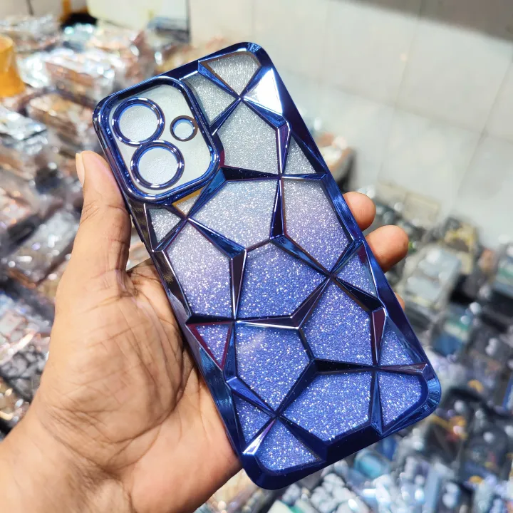For%20Tecno%20Spark%20Go%202%20/%20Tecno%20Pop%2010%20Glitter%20Diamond%20Magic%20Mask%20Series%20Protective%20Case%20Back%20Cover%20-%20Image%203