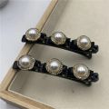【beauty code store】Net double layer braided hairpin bangs fixed headband hair clip headdress.
